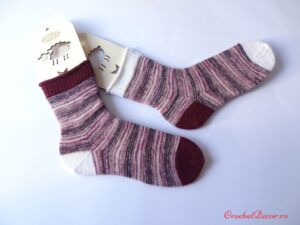 Sosete tricotate manual din fir de lana Alize Artisan_Alize Comfort Socks_1