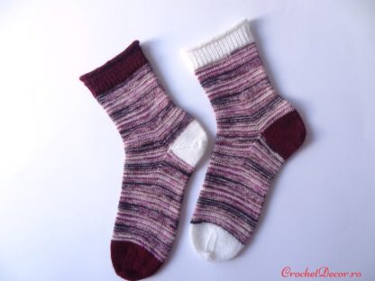 Sosete tricotate manual din fir de lana Alize Artisan_Alize Comfort Socks_2_