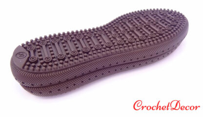 Maro Inchis Talpa Leea pt Espadrile Crosetate CrochetDecor