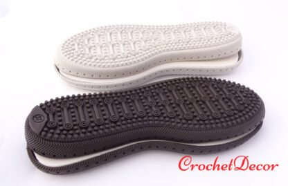 Talpi Gaurite pt Espadrile Crosetate - Leea CrochetDecor