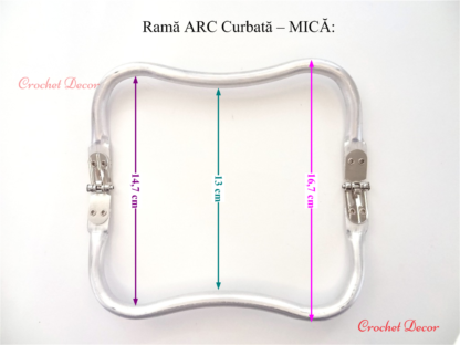 Rama ARC Curbata Mica dimensiuni interioare deschidere